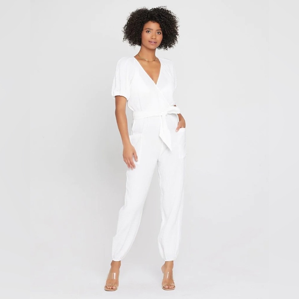 LSpace White Gauge Jumpsuit; Brand New With Tags; Size XL